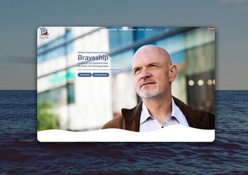 Braveships nya hemsida är skapad i sveriges smartaste CMS, Yodo.
