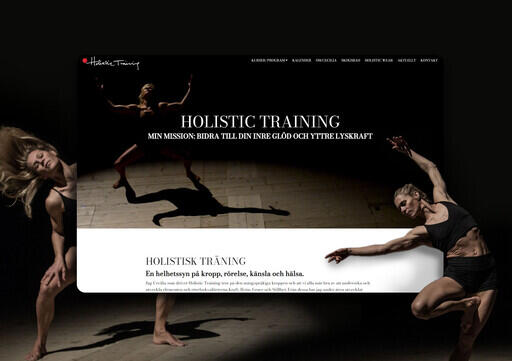 Ny hemsida till Holistic Training skapad i Yodo CMS.