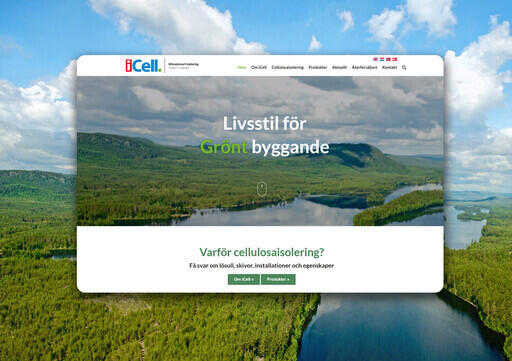 iCells nya hemsida är skapad av webbyrån GoWeb i samarbete med JFR och Dreamscape interactive.