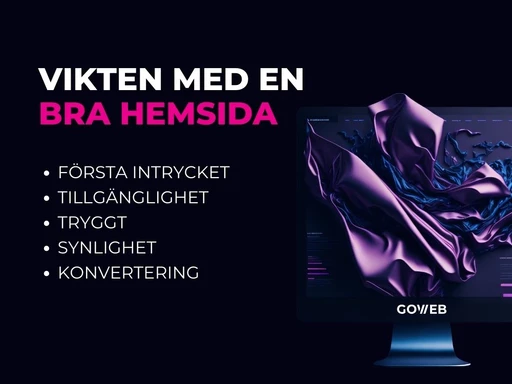 Vikten med en bra hemsida