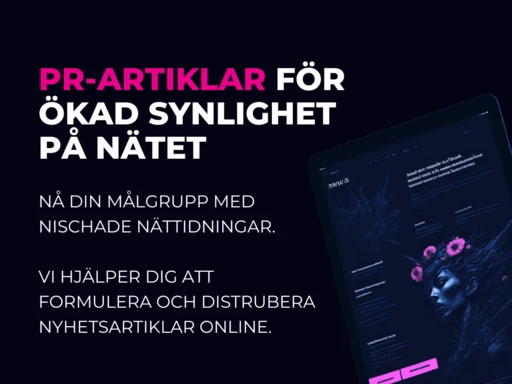 Bygg närvaro online med PR-tjänst