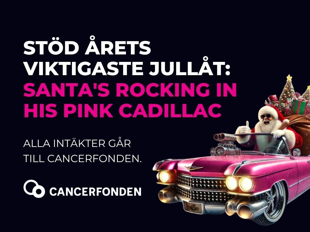 Stötta Cancerfonden med Santa Crusaders – årets viktigaste jullåt.