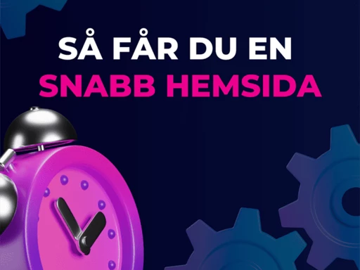 Snabbare hemsida