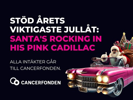 Stötta Cancerfonden med Santa Crusaders – årets viktigaste jullåt