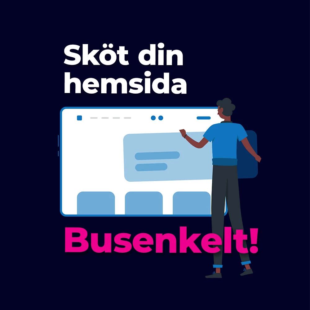 Hemsidor som är lätta att administrera, busenkelt!